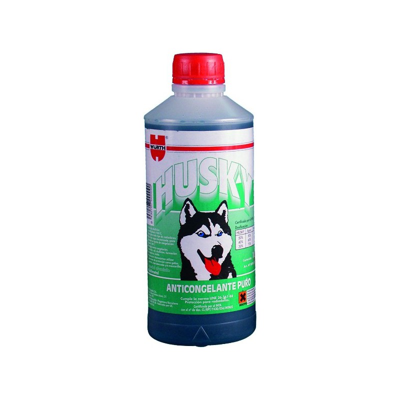 Anticongelante HUSKY puro 1 litro Anticongelante HUSKY puro 1 litro