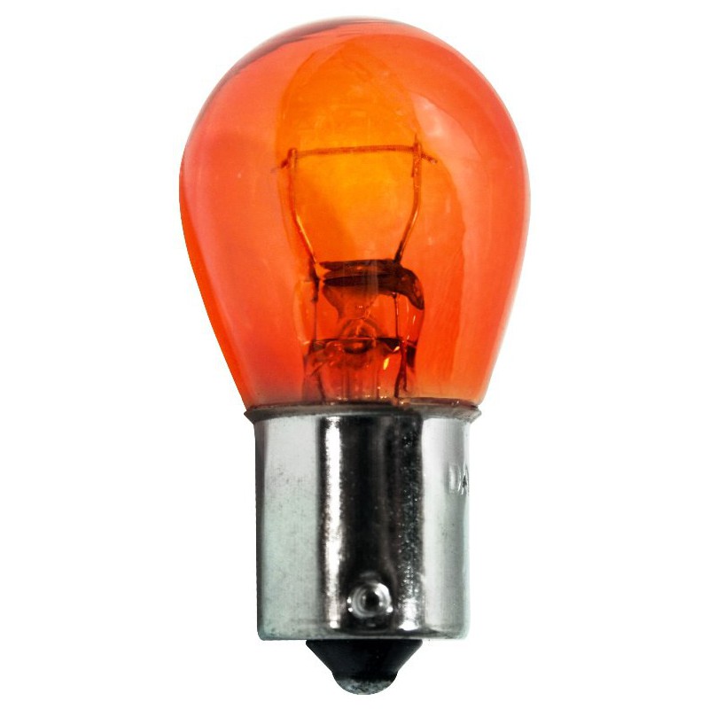 Bombilla 12V 10W BAU15S naranja para intermitente