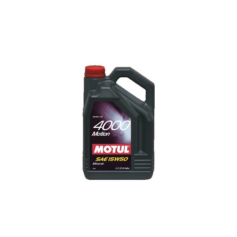 Aceite MOTUL 4000 Motion 15W50 5 litros Aceite MOTUL 4000 Motion 15W50 5 litros