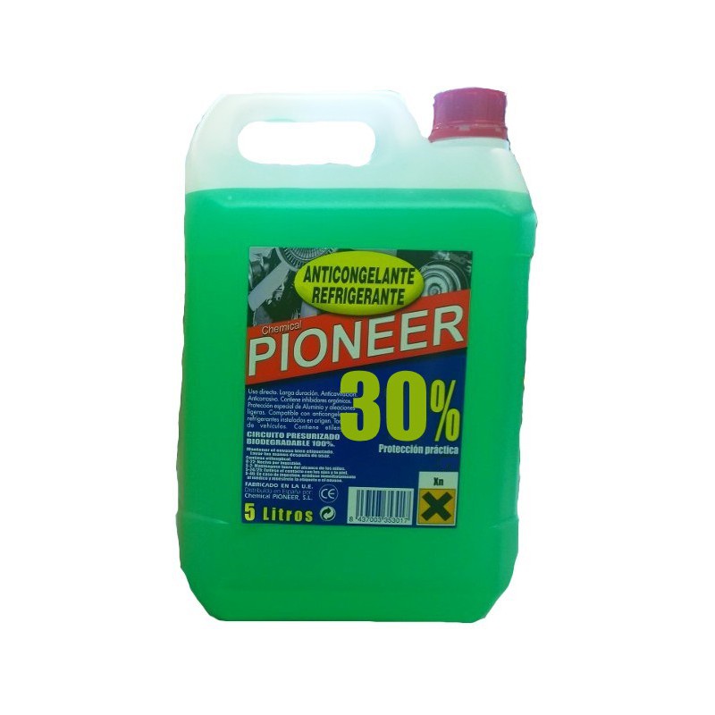 Anticongelante PIONEER Verde 30% 5 litros