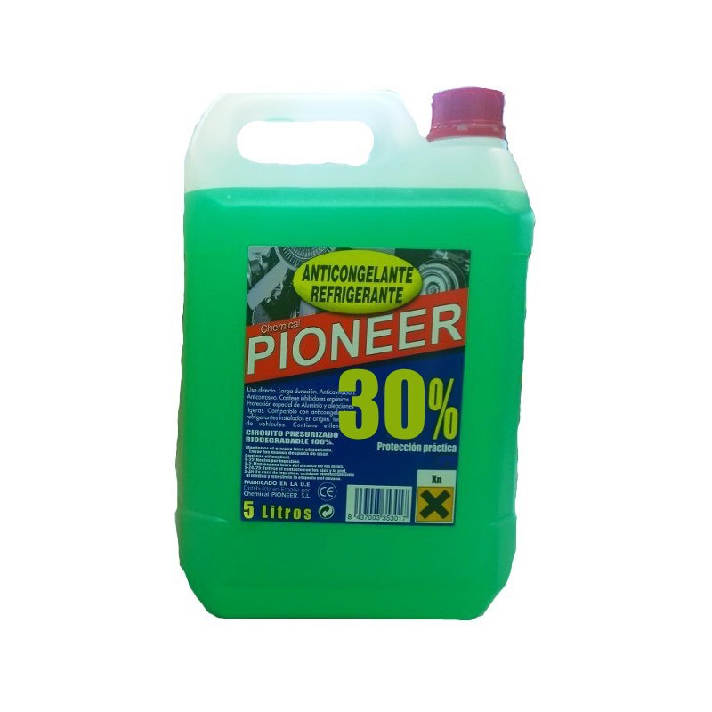 Anticongelante 30% g12 Verde 5L INDIANA MOTOR INDREF0006