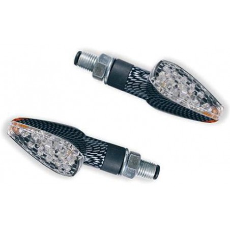 Intermitentes led carbono homologados