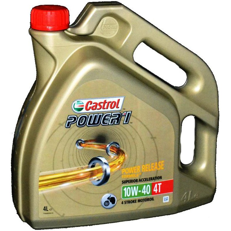 Aceite Castrol moto 4T Power1 10w40 4Litros