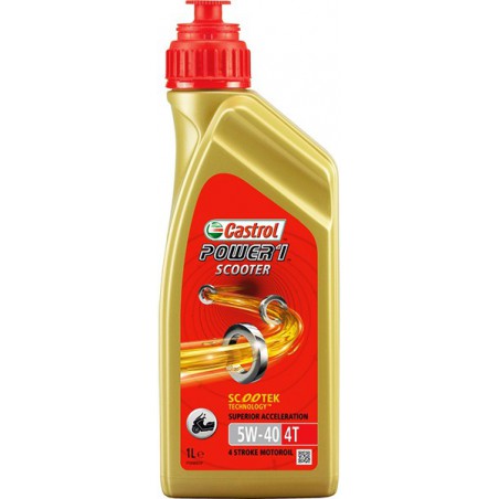 Aceite CASTROL Power1 Scooter 4T 5W40 1ltr