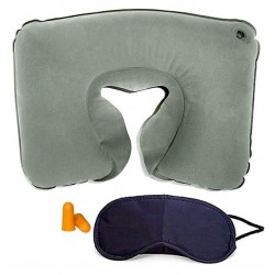 Almohada de viaje inchable