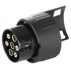 Adaptador conector enchufe remolque de 7 a 13 polos 12V