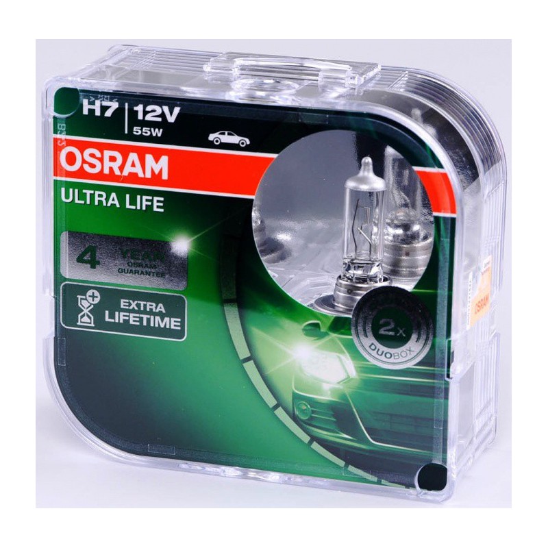 Bombillas hálogenas H7 OSRAM ULTRA LIFE