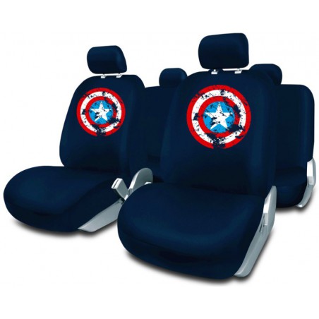 Fundas asiento coche universales CAPITÁN AMÉRICA