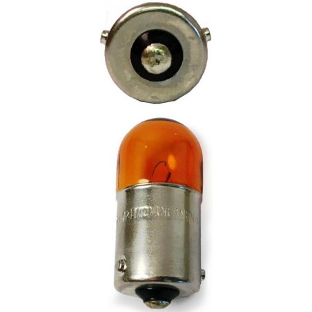 Bombilla piloto naranja 12V 10W BAU15s