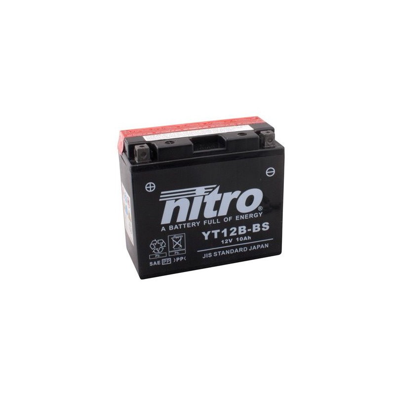 Batería YT12B-BS 12V 10Ah NITRO
