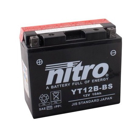 Batería YT12B-BS 12V 10Ah NITRO