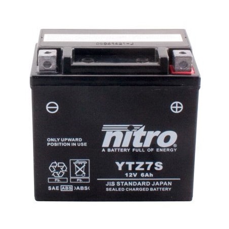 Batería YTZ7S 12V 6Ah NITRO