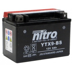 Batería YTX9-BS 12V 8Ah NITRO