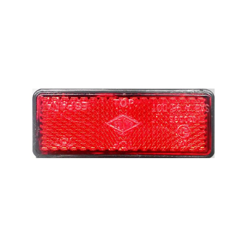 Reflectante rectangulasr rojo homologado