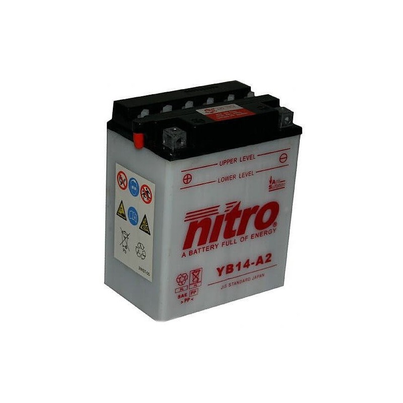 Batería YB14-A2 12V 14Ah NITRO