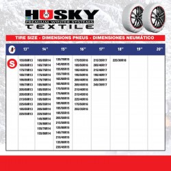 Cadenas de nieve textiles HUSKY