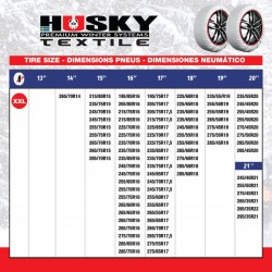 Cadenas de nieve textiles HUSKY