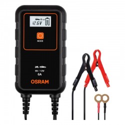 Cargador batería automático OSRAM 906 6/12V 6A