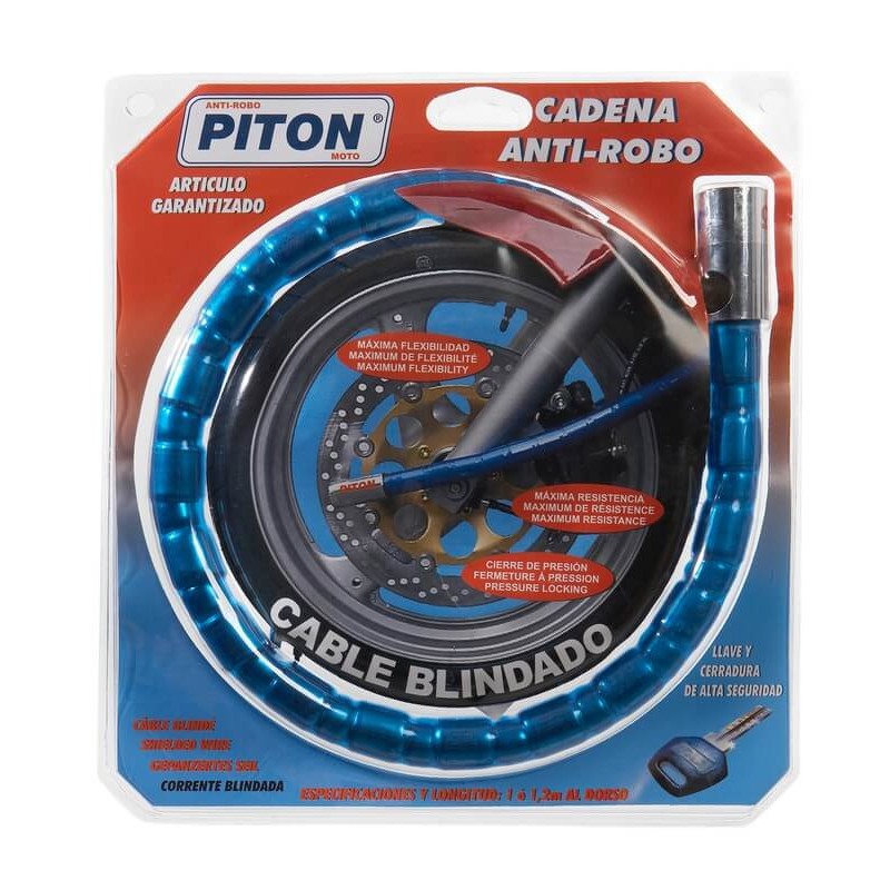 Antirrobo para moto - Pitón Duch