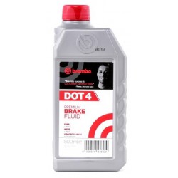 Líquido para frenos DOT 4 BREMBO 500ml.