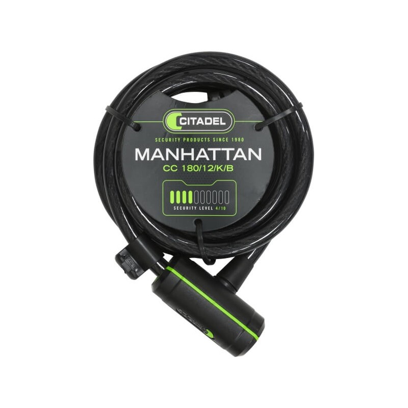 Cable antirrobo de acero flexible CITADEL Manhattan 180/12/K/B