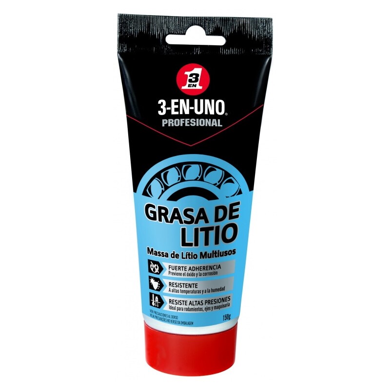 Tubo de grasa de litio 3-en-1