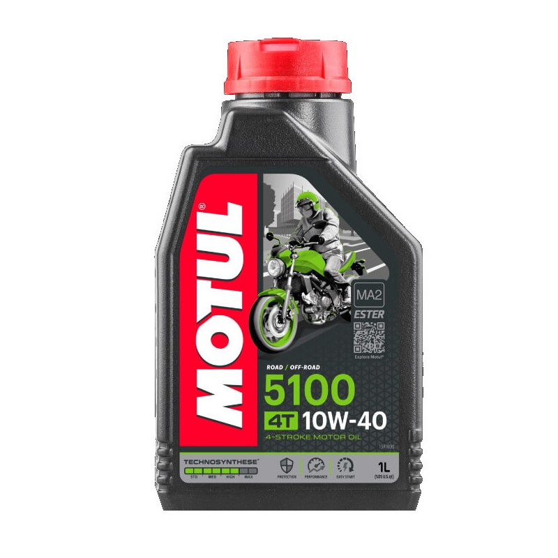 Aceite MOTUL 5100 4T 10W40 1 litro