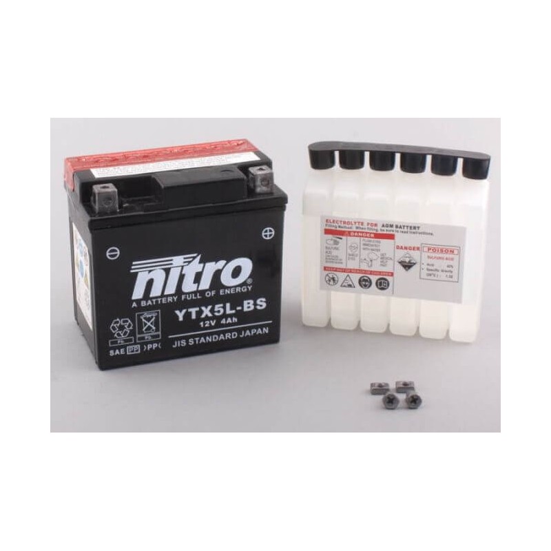 Batería NTX5L-BS 12V 4Ah NITRO