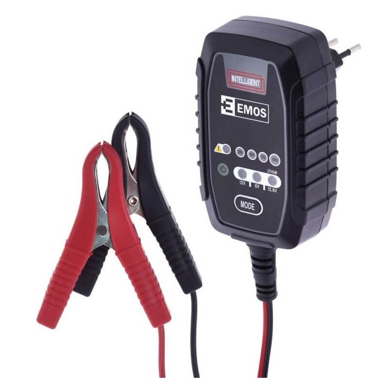 Cargador automático EMOS N1015 para baterías de 6 y 12V