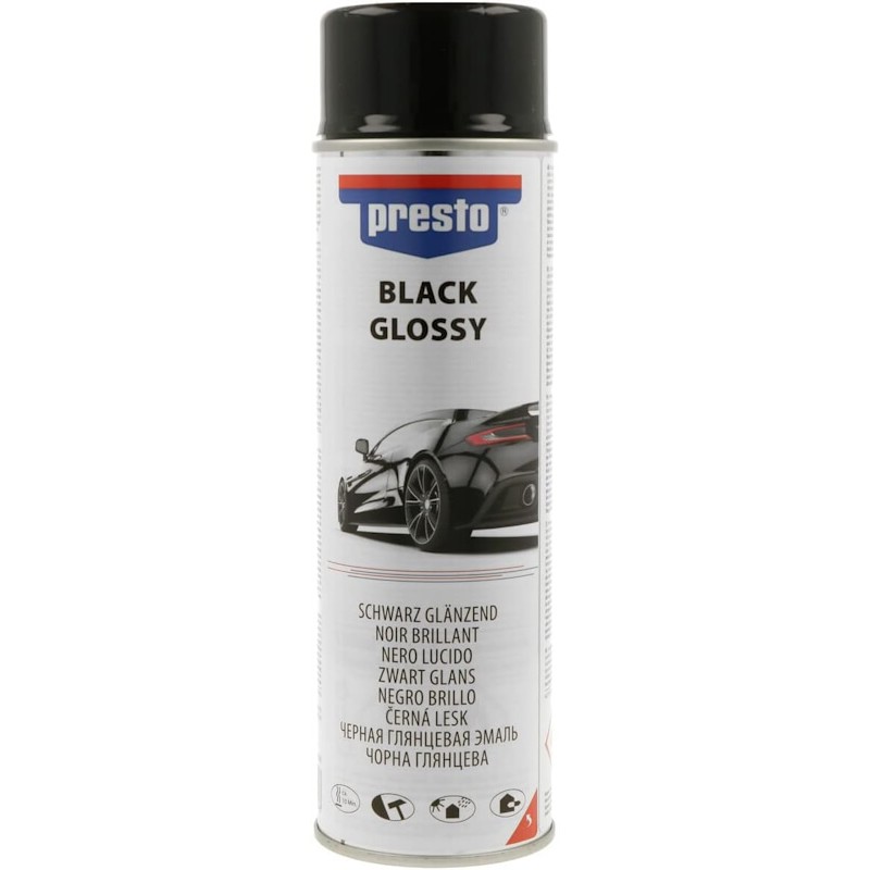 Spray pintura PRESTO Negro brillo