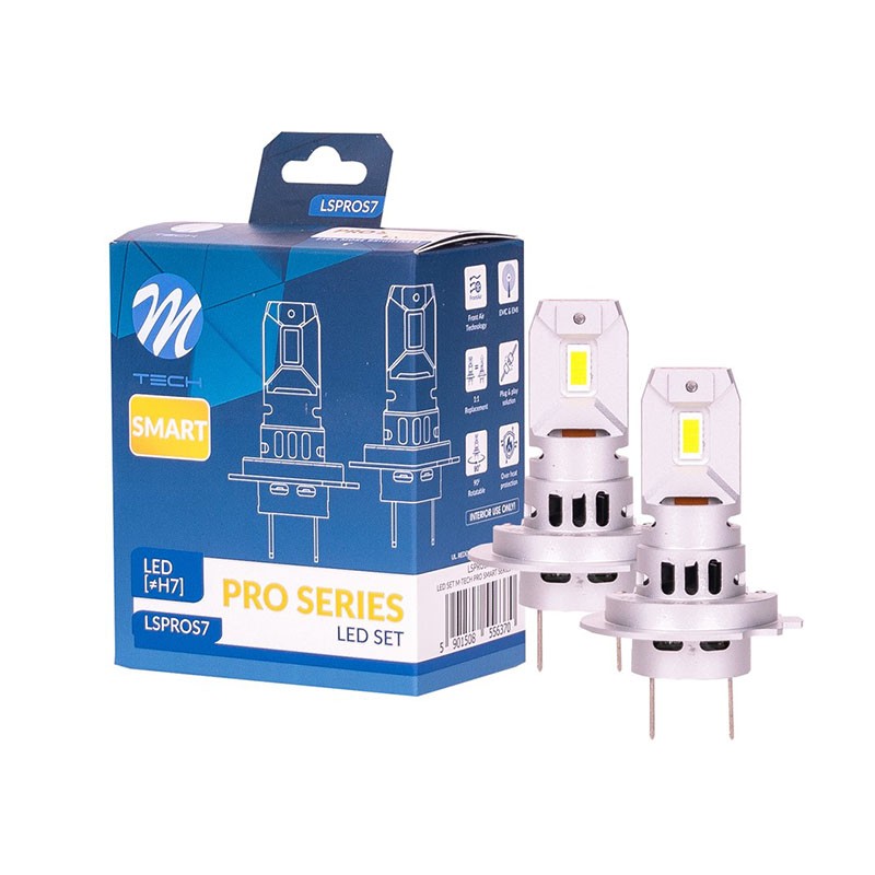 H7 LED MTECH 12V, 50W, 4600LM 6000K